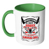 Hunting Not Hobby Its A Post Apocalyptic Survival White 11oz Accent Coffee Mugs