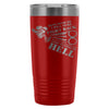 Husband Travel Mug Mess With Me I Will Fight Back 20oz Stainless Steel Tumbler