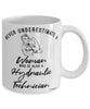 Hydraulic Technician Mug Never Underestimate A Woman Who Is Also A Hydraulic Tech Coffee Cup White