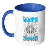 Im A Math Teacher Yes Is All In My Head White 11oz Accent Coffee Mugs