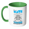 Im A Math Teacher Yes Is All In My Head White 11oz Accent Coffee Mugs