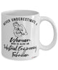 Industrial Engineering Technician Mug Never Underestimate A Woman Who Is Also An Industrial Engineering Tech Coffee Cup White