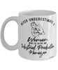 Industrial Production Manager Mug Never Underestimate A Woman Who Is Also An Industrial Production Manager Coffee Cup White