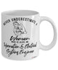 Information Electrical Systems Engineer Mug Never Underestimate A Woman Who Is Also An Information Electrical SE Coffee Cup White