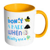 Inspirational Mug Dont Be A Hard Rock When You White 11oz Accent Coffee Mugs