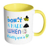 Inspirational Mug Dont Be A Hard Rock When You White 11oz Accent Coffee Mugs