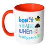 Inspirational Mug Dont Be A Hard Rock When You White 11oz Accent Coffee Mugs