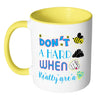 Inspirational Mug Dont Be A Hard Rock When You White 11oz Accent Coffee Mugs