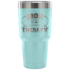 Insulated Coffee Gym Travel Mug Iron Is My Therapy 30 oz Stainless Steel Tumbler