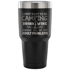 Insulated Coffee Travel Mug Camping Drink Wine And 30 oz Stainless Steel Tumbler