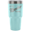 Insulated Coffee Travel Mug It's Mueller Time 30 oz Stainless Steel Tumbler