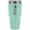 Insulated Travel Mug Love Jesus But Cuss A Little 30 oz Stainless Steel Tumbler