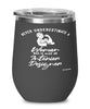 Interior Designer Wine Glass Never Underestimate A Woman Who Is Also An Interior Designer 12oz Stainless Steel Black