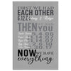 John N Personalizable Custom Family Names Canvas First We Had Each Other Then We Had You