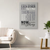 John N Personalizable Custom Family Names Canvas First We Had Each Other Then We Had You