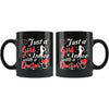 Just A Girl In Love With A Doctor 11oz Black Coffee Mugs