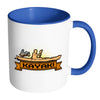 Kayaking Mug Lets Kayak White 11oz Accent Coffee Mugs