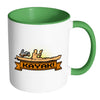 Kayaking Mug Lets Kayak White 11oz Accent Coffee Mugs