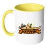 Kayaking Mug Lets Kayak White 11oz Accent Coffee Mugs