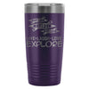 Kayaking Travel Mug Live Laugh Love Explore 20oz Stainless Steel Tumbler