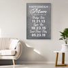 kHolmes Personalized Mothers Day Gift Canvas Print My Greatest Blessings Call Me Mom