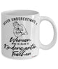 Kindergarten Teacher Mug Never Underestimate A Woman Who Is Also A Kindergarten Teacher Coffee Cup White