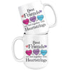 Lauren I Personalized Best Friends Mug Tied Together With Heartstrings Custom 15oz Mugs