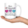 Lauren I Personalized Best Friends Mug Tied Together With Heartstrings Custom 15oz Mugs