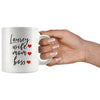 Laurey Wife Mom Boss 11oz White Coffee Mug