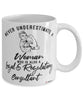 Legal Regulatory Consultant Mug Never Underestimate A Woman Who Is Also A Legal Regulatory Consultant Coffee Cup White