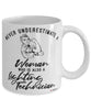 Lighting Technician Mug Never Underestimate A Woman Who Is Also A Lighting Tech Coffee Cup White