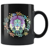 Lion Head Mug 11oz Black Coffee Mugs