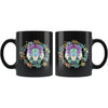 Lion Head Mug 11oz Black Coffee Mugs