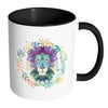 Lion Head Mug White 11oz Accent Coffee Mugs