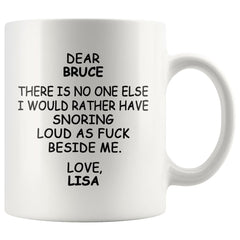 Lisa H Funny Personalized Snoring Mug