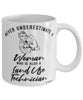 LUse Technician Mug Never Underestimate A Woman Who Is Also A LUse Tech Coffee Cup White