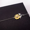 Funny Computer Programmer Gifts, Never thought I'd be Computer Programmer, Appreciation Birthday Sunflower Bracelet for Men, Women, Friends, Coworkers