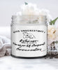 Manager Of Corporate Communications Candle Never Underestimate A Woman Who Is Also A Manager Of Corporate Communications 9oz Vanilla Scented Candles Soy Wax