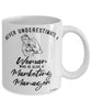 Marketing Manager Mug Never Underestimate A Woman Who Is Also A Marketing Manager Coffee Cup White