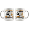 Martial Arts Mug Full Combat Shao Lin 11oz White Coffee Mugs