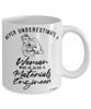 Materials Engineer Mug Never Underestimate A Woman Who Is Also A Materials Engineer Coffee Cup White