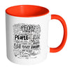 Maya Angelou Quote Mug People Will Forget White 11oz Accent Coffee Mugs