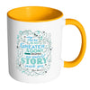 Maya Angelou Quote Mug There Is No Greater Agony White 11oz Accent Coffee Mugs