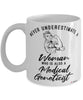 Medical Geneticist Mug Never Underestimate A Woman Who Is Also A Medical Geneticist Coffee Cup White