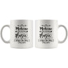 Medicine Heals The Body Music Heals The Soul 11oz White Coffee Mugs