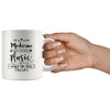 Medicine Heals The Body Music Heals The Soul 11oz White Coffee Mugs