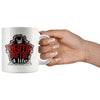 Metal Music Lover Mug Death Metal 4 Life 11oz White Coffee Mugs