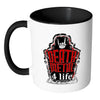 Metal Music Lover Mug Death Metal 4 Life White 11oz Accent Coffee Mugs