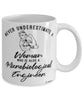 Microbiological Engineer Mug Never Underestimate A Woman Who Is Also A Microbiological Engineer Coffee Cup White