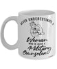 Military Counselor Mug Never Underestimate A Woman Who Is Also A Military Counselor Coffee Cup White